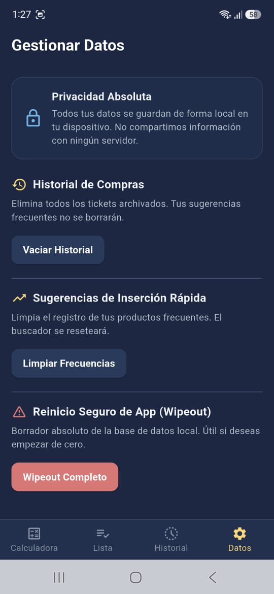 Gestión de datos